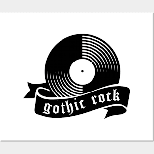 gothic rock vinyls Posters and Art